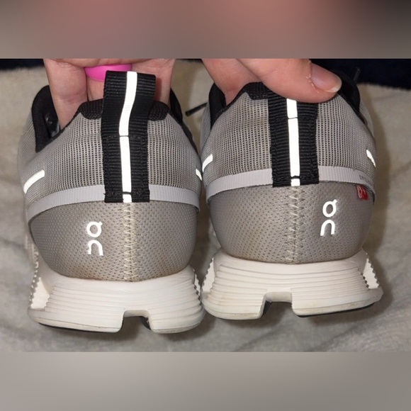 On Running Black and White Sneakers - Picture 4 of 5